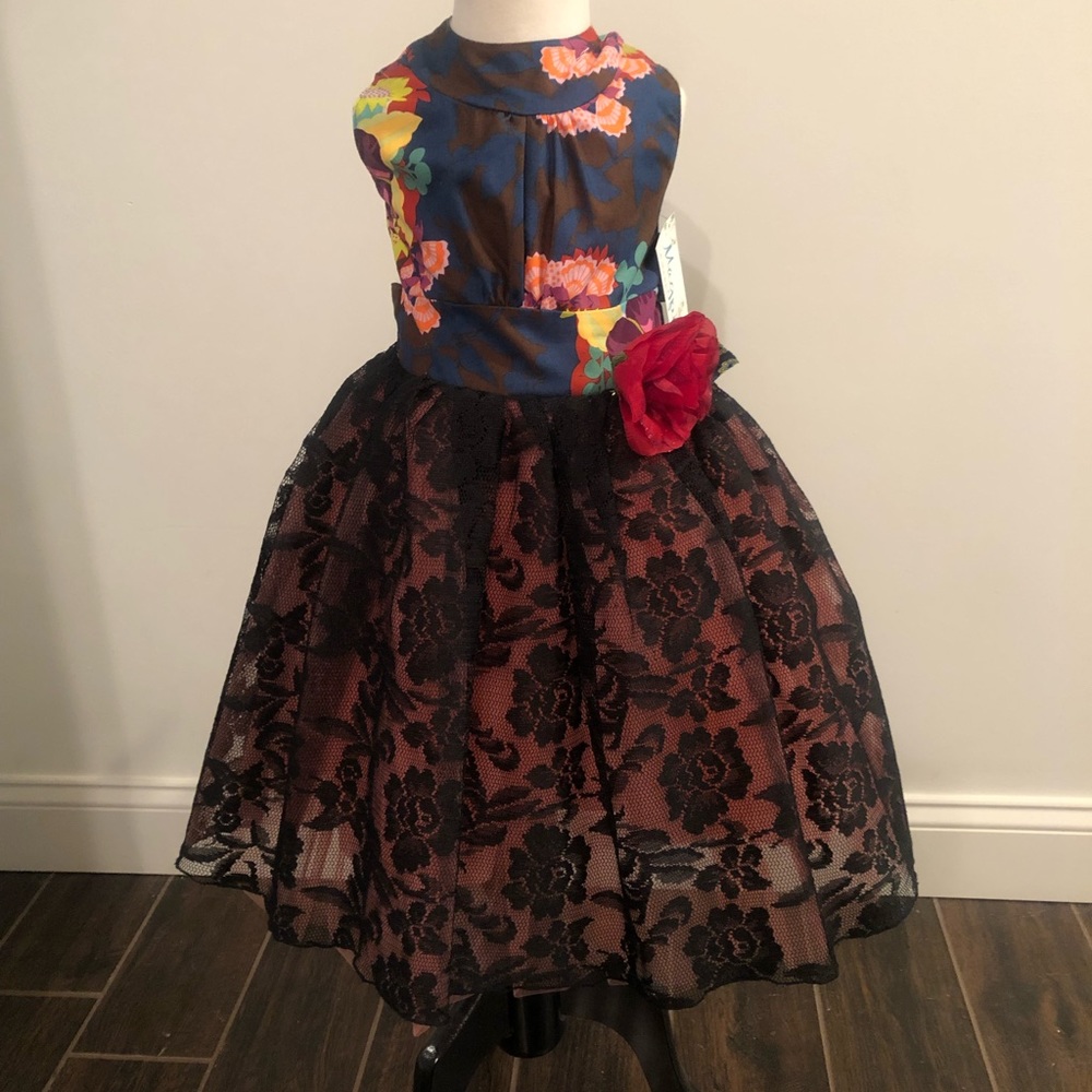 Little Girls fancy Boutique Magpie & Mabel Dress